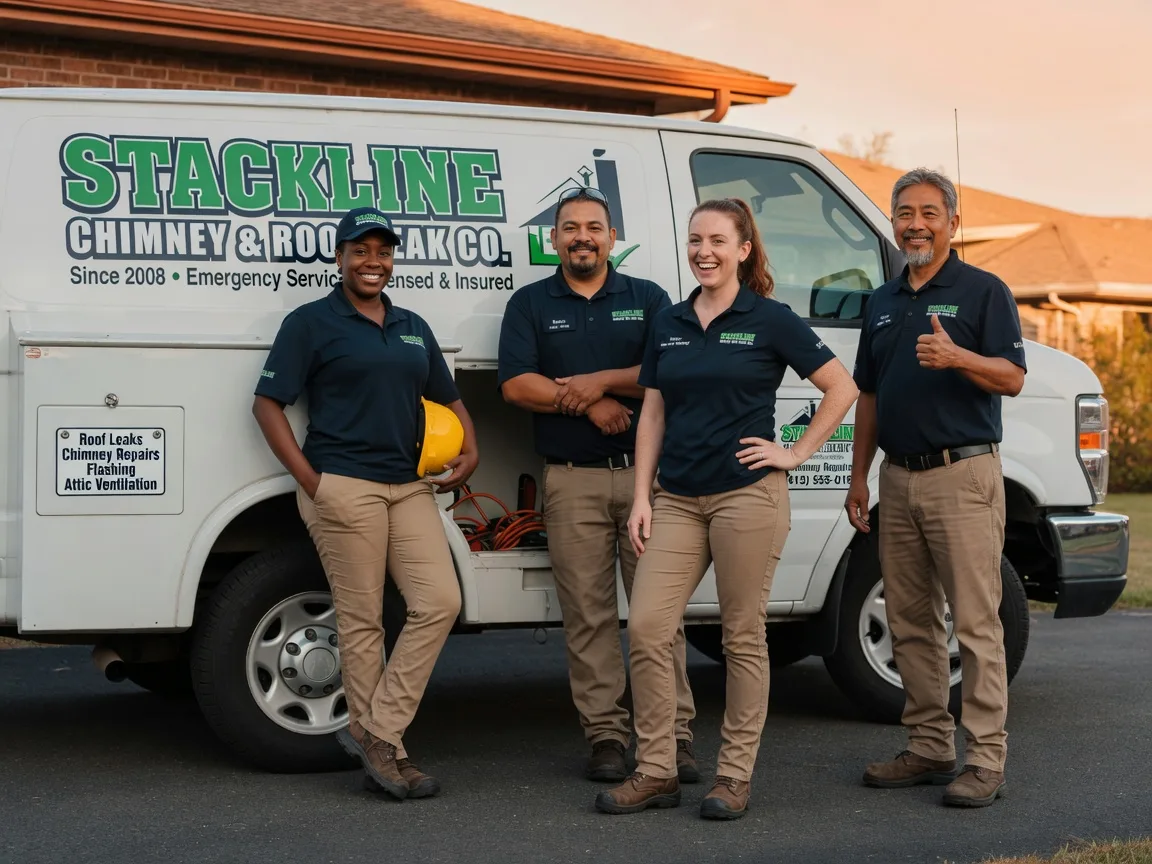 Chimney flashing repair company in Fulshear, TX